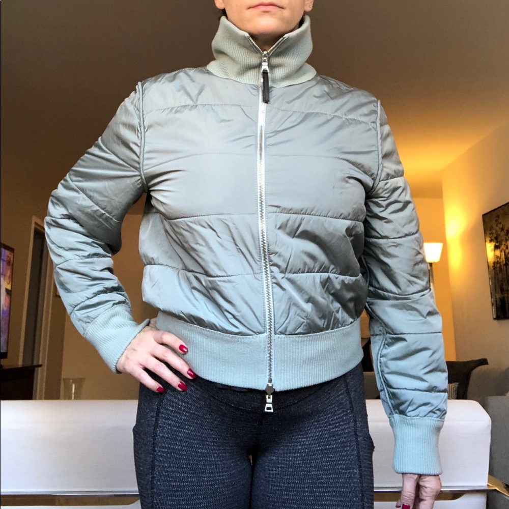 Reversible Prada teal jacket